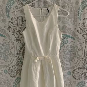 White sleeveless LuLus dress